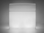 Bancone Bar Cordiale Slide Design bianco cm 120 luminoso