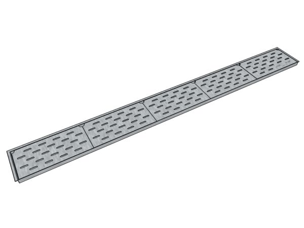 Bar Mat - Drip Mat in acciaio inox da incassare cm 150